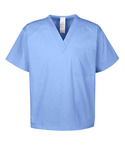 Harriton Unisex Restore Scrub Top M897 #color_Ciel Blue
