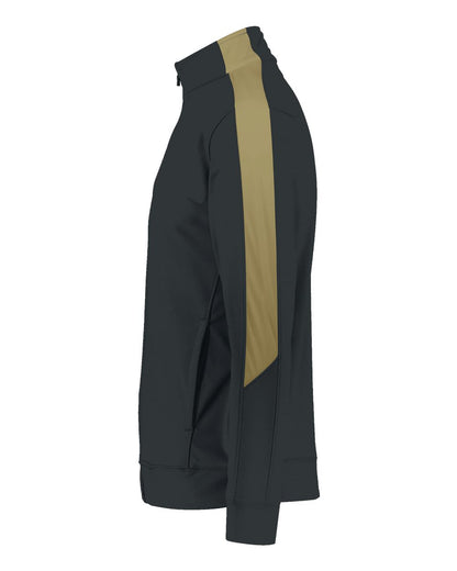 Augusta Sportswear Men's Medalist Jacket 2.0 4395 #color_Black/ Vegas Gold