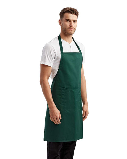 Artisan Collection by Reprime Recycled Pocket Bib Apron RP154 #colormdl_Bottle