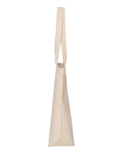 Q-Tees 25L Zippered Tote Q611 #color_Natural