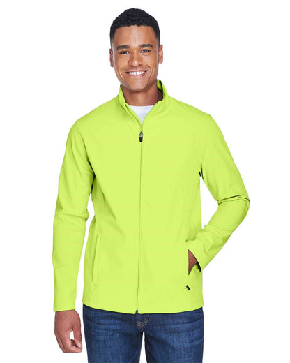 Team 365 Men's Leader Soft Shell Jacket TT80 #colormdl_Safety Yellow