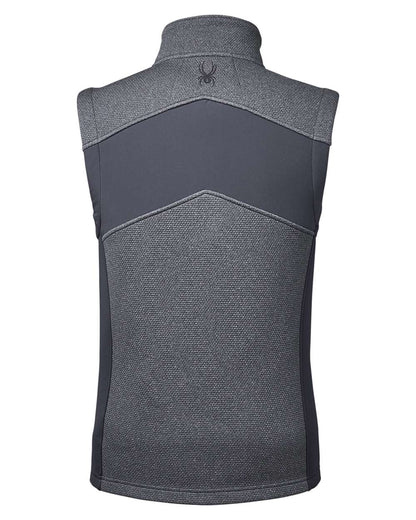 Spyder Men's Pursuit Vest S17274 #color_Black Heather/ Polar