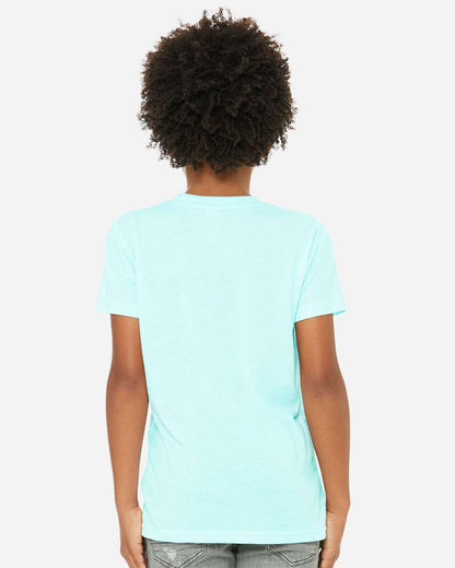BELLA + CANVAS Youth Triblend Tee 3413Y #colormdl_Ice Blue Triblend