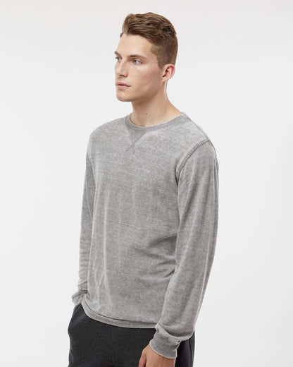 J. America Men's Vintage Zen Thermal Long Sleeve T-Shirt 8241 #colormdl_Cement
