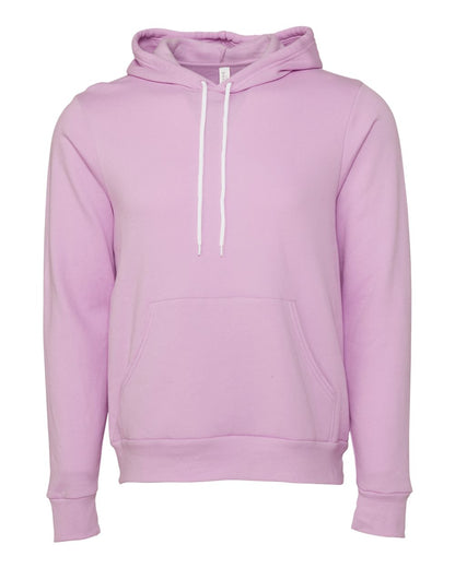BELLA + CANVAS Unisex Sponge Fleece Hoodie Sweatshirt 3719 #color_Lilac