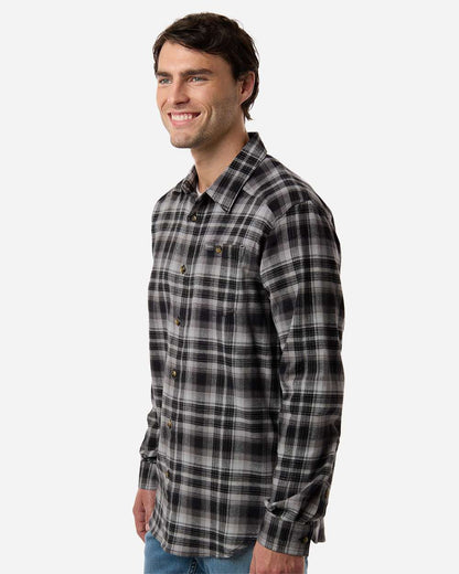 Columbia Men's Cornell Woods™ Flannel Shirt 161795 #colormdl_Black Backland Tartan