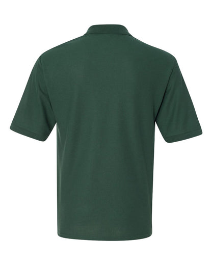 JERZEES Men's Easy Care™ Piqué Polo 537MR #color_Forest Green