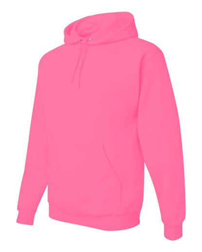 JERZEES Unisex NuBlend® Hooded Sweatshirt 996MR #color_Neon Pink
