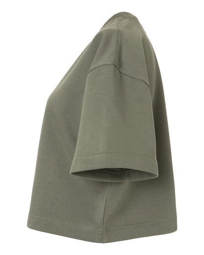 American Apparel Women's French Terry Mid-Length Boxy Top FTCB0 #color_Lieutenant