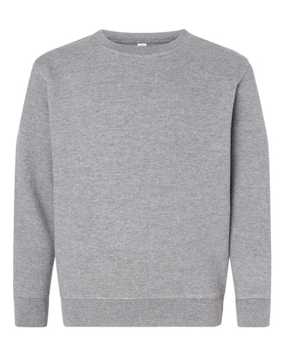 LAT Youth Elevated Fleece Crewneck Sweatshirt 2225 #color_Heather