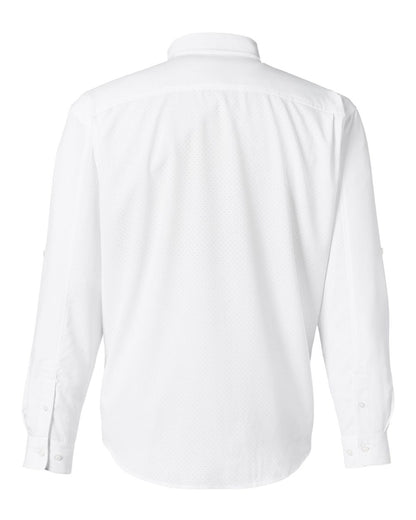 HUK Men's Tide Point Pocket Fishing Shirt H150172 #color_White