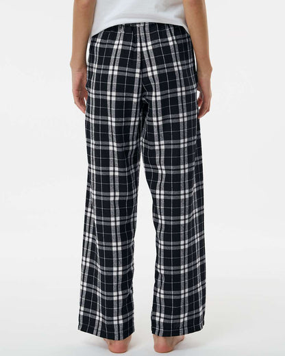 Boxercraft Youth Flannel Pants BY6624 #colormdl_Black/ White