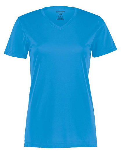 Holloway Women's Momentum V-Neck T-Shirt 222820 #color_Power Blue