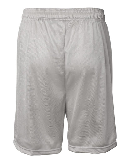 Badger Mini Mesh 7'' Inseam Shorts 7237 #color_Silver