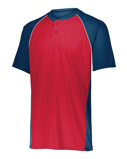 Augusta Sportswear Limit Jersey 1560 #color_Navy/ Red/ White