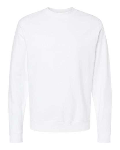 Independent Trading Co. Unisex Midweight Crewneck Sweatshirt SS3000 #color_White