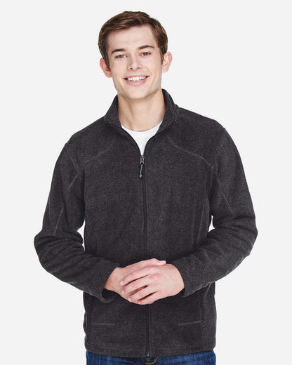 North End Men's Voyage Fleece Jacket 88172 #colormdl_Heather Charcoal
