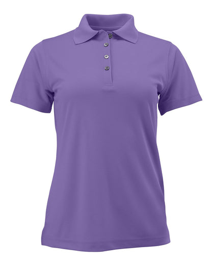 Paragon Women's Saratoga Performance Mini Mesh Polo 104 #color_Grape