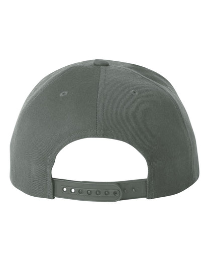 YP Classics Premium Flat Bill Snapback Cap 6089M #color_Dark Grey