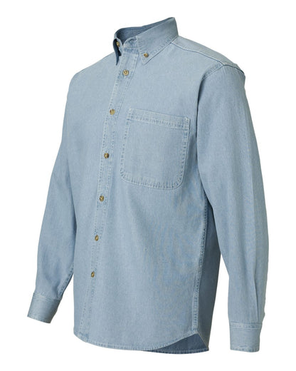 Sierra Pacific Men's Denim Shirt 3211 #color_Light Denim