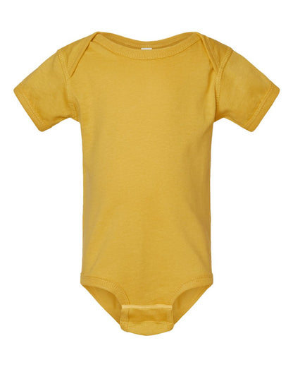 Rabbit Skins Infant Fine Jersey Bodysuit 4424 #color_Mustard