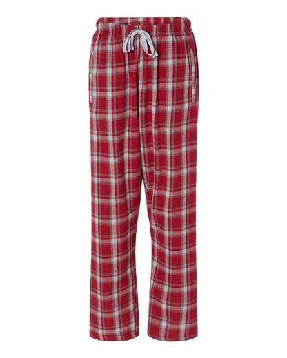 Boxercraft Women's Haley Flannel Pants BW6620 #color_Heritage Garnet Plaid