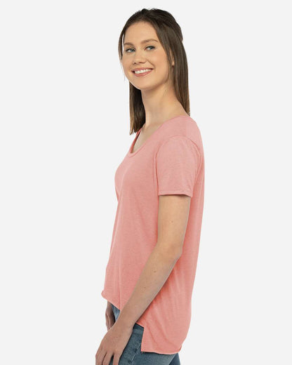 Next Level Women's Festival Scoop Neck T-Shirt 5030 #colormdl_Desert Pink
