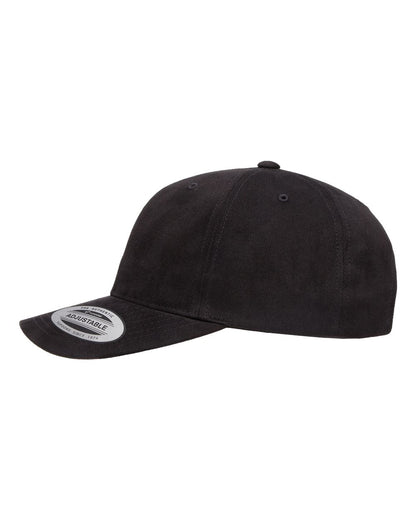 YP Classics Structured Brushed Twill Cap 6363V #color_Black