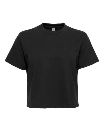 Next Level Women's Heavyweight Boxy T-Shirt 7610 #color_Black