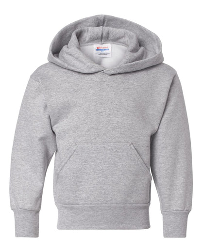Hanes Youth EcoSmart® Hooded Sweatshirt P473 #color_Light Steel
