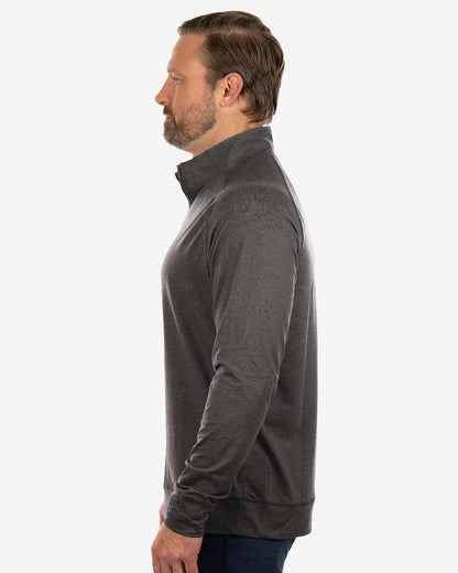 Burnside Men's Dawn to Dusk Quarter-Zip Pullover 8167 #colormdl_Heather Charcoal