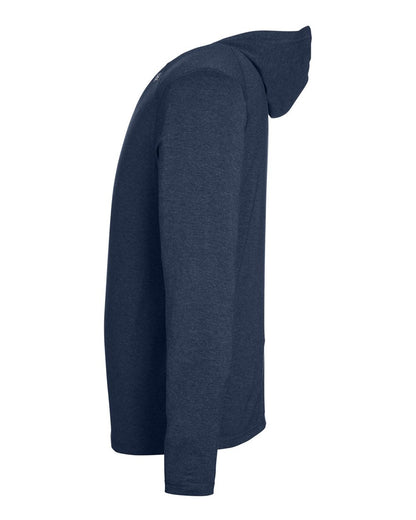 TASC Performance Inc Men's Carrollton Lightweight Hooded Long Sleeve T-Shirt TM405H #color_Classic Navy Heather