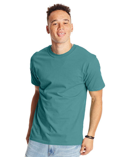 Hanes Unisex Beefy-T® T-Shirt 5180 #color_Green Clay