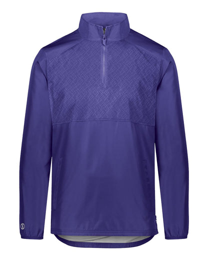 Holloway Men's SeriesX Quarter-Zip Pullover 229533 #color_Purple
