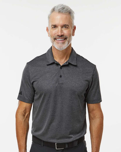 Adidas Men's Space Dyed Polo A591 #colormdl_Black Melange