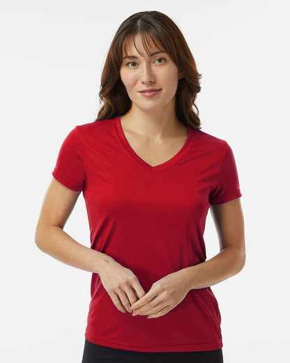 Paragon Women's Vera V-Neck T-Shirt 203 #colormdl_Red