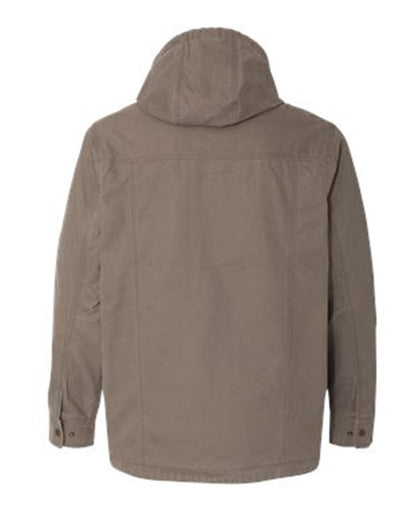 DRI DUCK Laredo Boulder Cloth™ Canvas Jacket with Thermal Lining Tall Sizes 5090T #color_Gravel