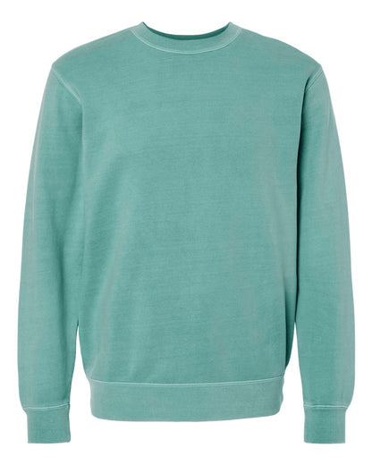 Independent Trading Co. Midweight Pigment-Dyed Crewneck Sweatshirt PRM3500 #color_Pigment Mint