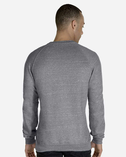 JERZEES Unisex Snow Heather French Terry Crewneck Sweatshirt 91MR #colormdl_Charcoal
