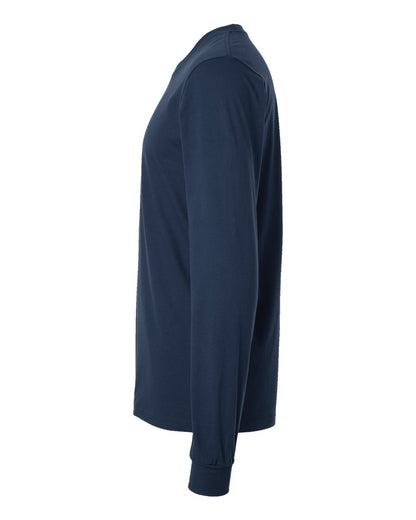 American Apparel Unisex Fine Jersey Long Sleeve Tee 2007 #color_Sea Blue