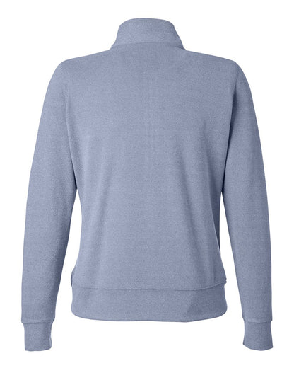 J. America Women's Element Fleece Quarter-Zip Sweatshirt 8762 #color_Navy