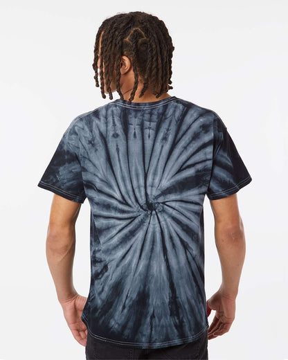 Dyenomite Cyclone Pinwheel Tie-Dyed T-Shirt 200CY #colormdl_Black