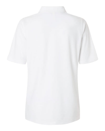 Harriton Women's Maverick CVC Pique Polo M105W #color_White