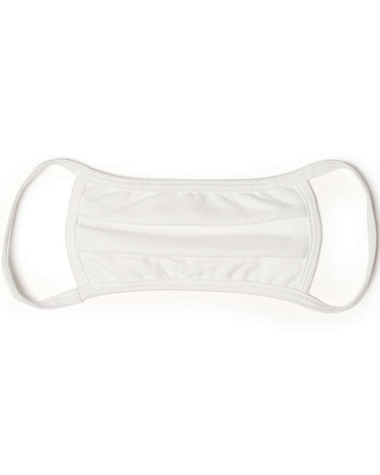 Hanes 3-Ply Cotton Face Mask MASKBB #color_White