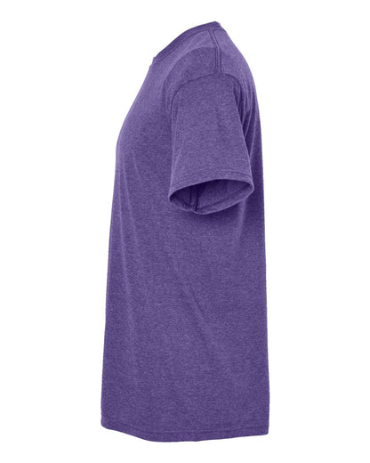 M&O Men's Gold Soft Touch T-Shirt 4800 #color_Heather Purple