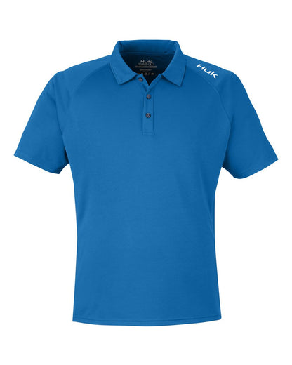 HUK Men's LoPro Solid Performance Polo H12L005 #color_Set Sail