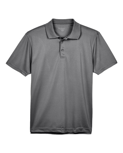 Harriton Men's Polyester Jersey Polo M315 #color_Charcoal
