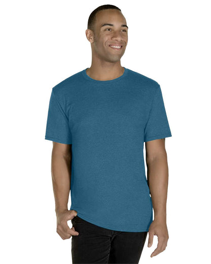 JERZEES Premium Blend Ring-Spun T-Shirt 560MR #color_Digital Teal Heather