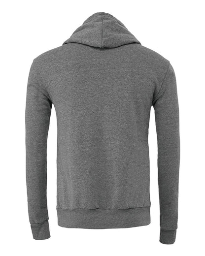 BELLA + CANVAS Unisex Sponge Fleece Hoodie Sweatshirt 3719 #color_Deep Heather