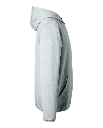 HUK Men's Coldfront+ Performance Hooded Sweatshirt H130093 #color_Harbor Mist Heather